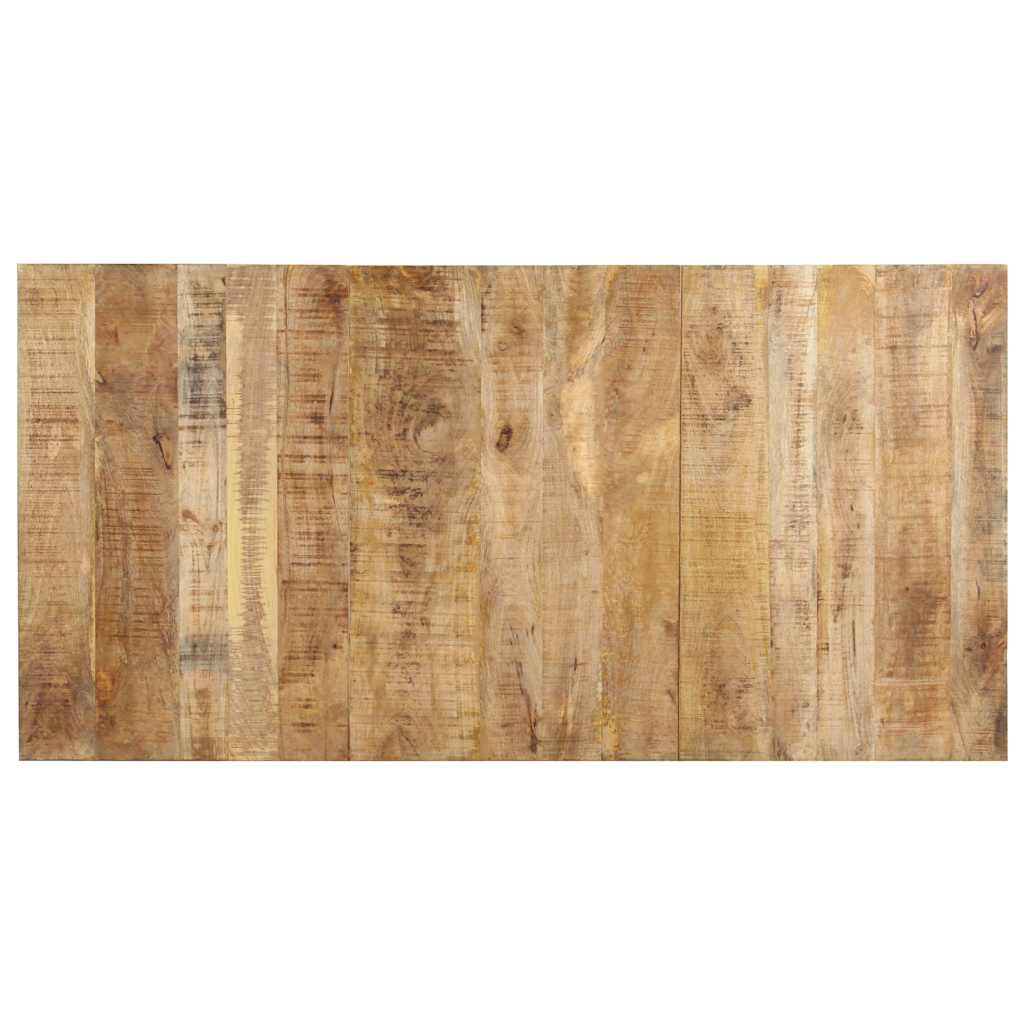 vidaXL Dining Table 180x90x76 cm Rough Mango Wood 3