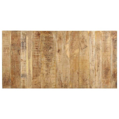 vidaXL Dining Table 180x90x76 cm Rough Mango Wood 3