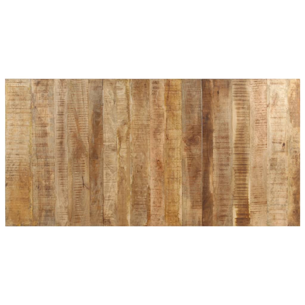 vidaXL Dining Table 200x100x76 cm Rough Mango Wood 3