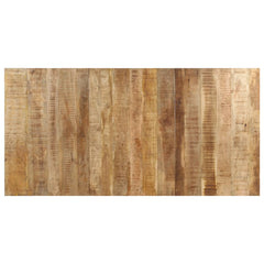 vidaXL Dining Table 200x100x76 cm Rough Mango Wood 3