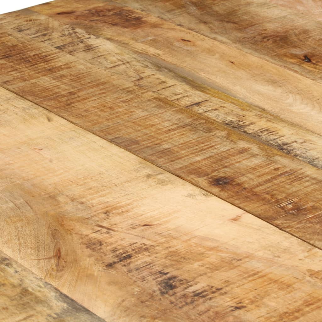 vidaXL Dining Table 200x100x76 cm Rough Mango Wood 6