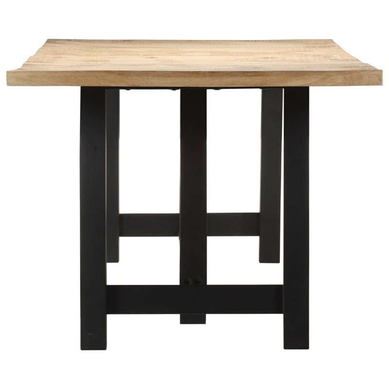 Dining Table 240x100x76 cm Rough Mango Wood