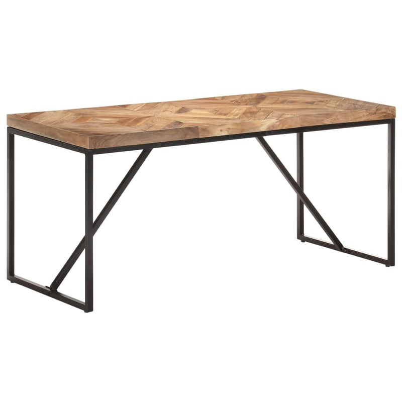 Dining Table 160x70x76 cm Solid Acacia and Mango Wood