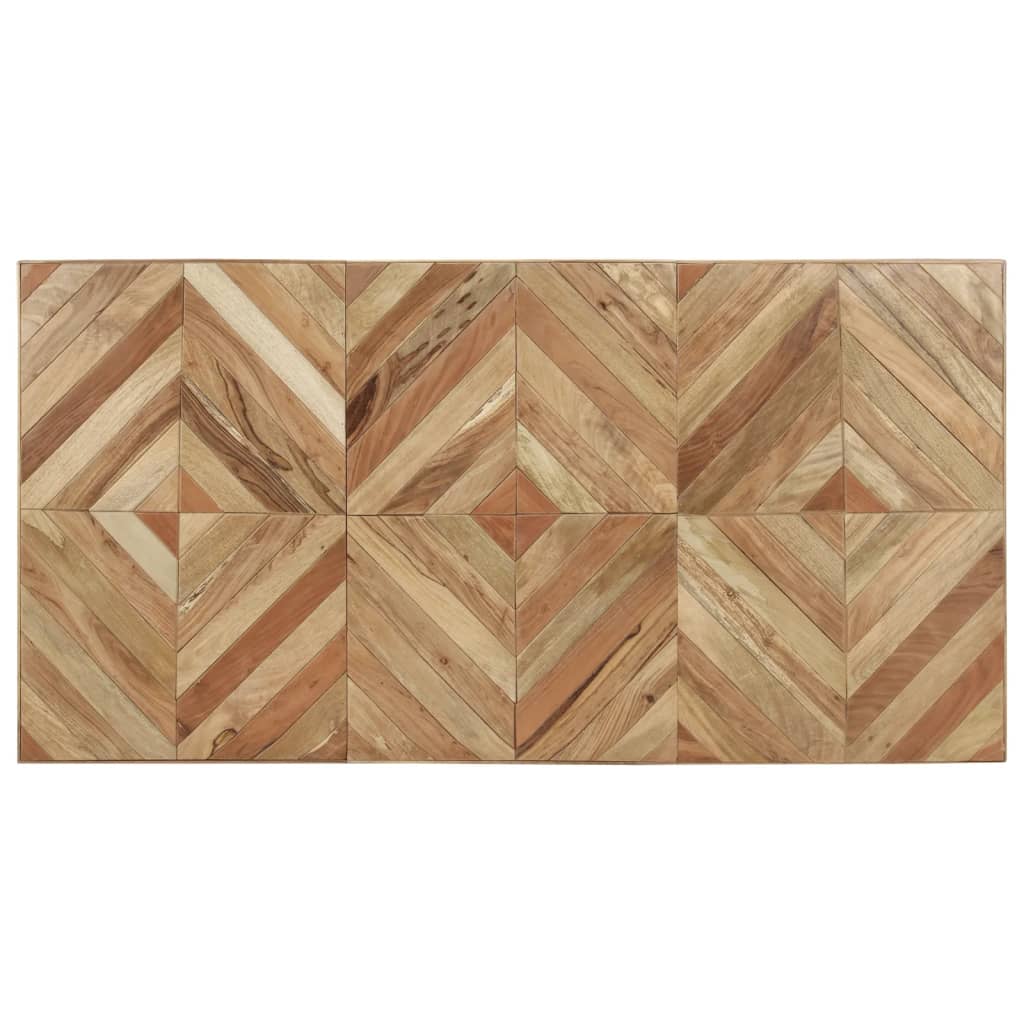 vidaXL Dining Table 180x90x76 cm Solid Acacia and Mango Wood 4