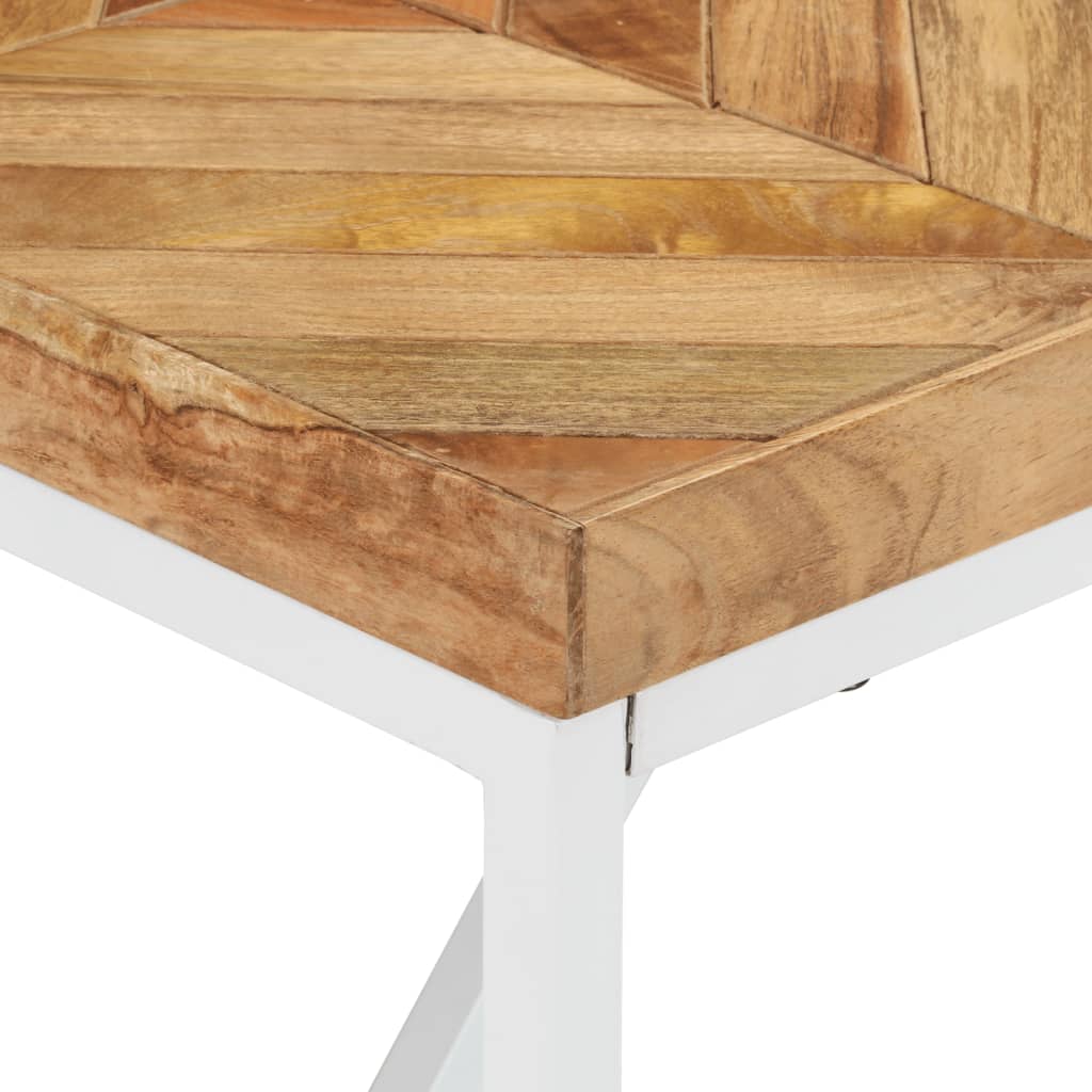 vidaXL Dining Table 180x90x76 cm Solid Acacia and Mango Wood 5
