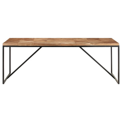 Dining Table 200x90x76 cm Solid Acacia and Mango Wood