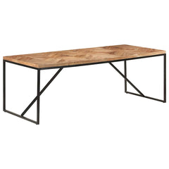 vidaXL Dining Table 200x90x76 cm Solid Acacia and Mango Wood 1