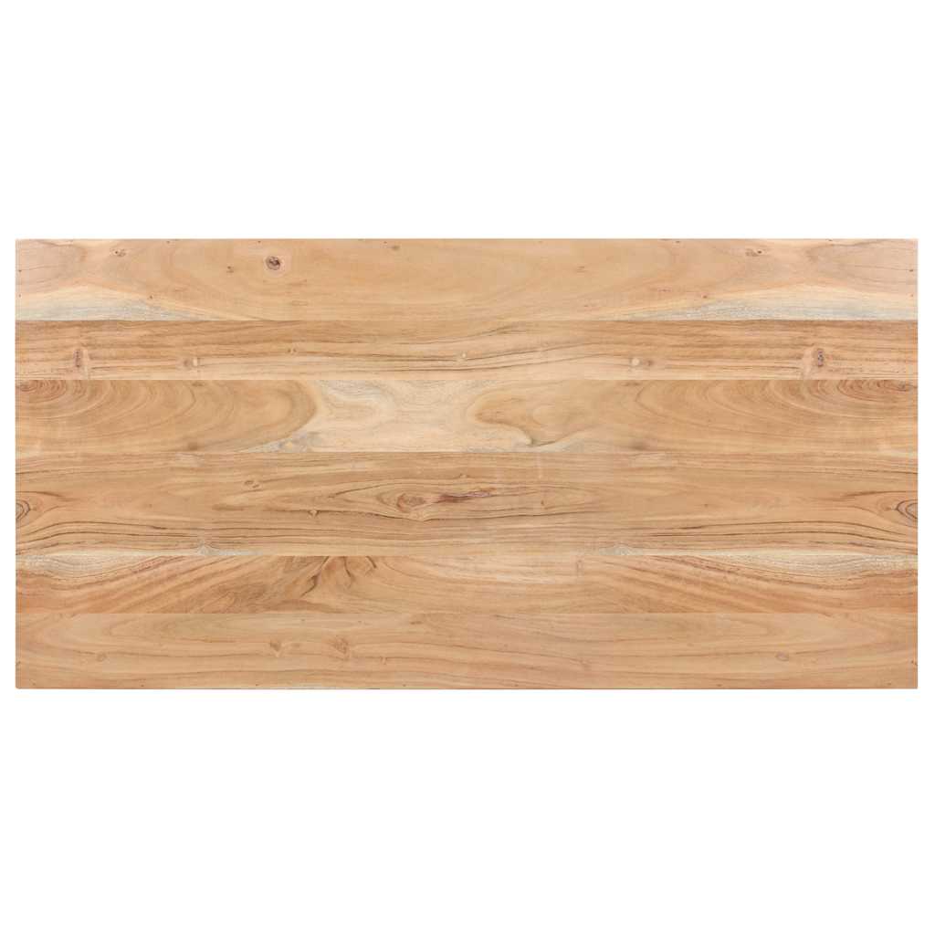 vidaXL Dining Table 120x60x76 cm Solid Acacia Wood 3