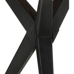vidaXL Dining Table 120x60x76 cm Solid Acacia Wood 5