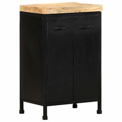 323575 vidaXL Sideboard 47x35x76 cm Rough Mango Wood 1