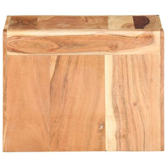 vidaXL Side Table | Natural Wood | Solid Acacia wood | Small | Durable 3