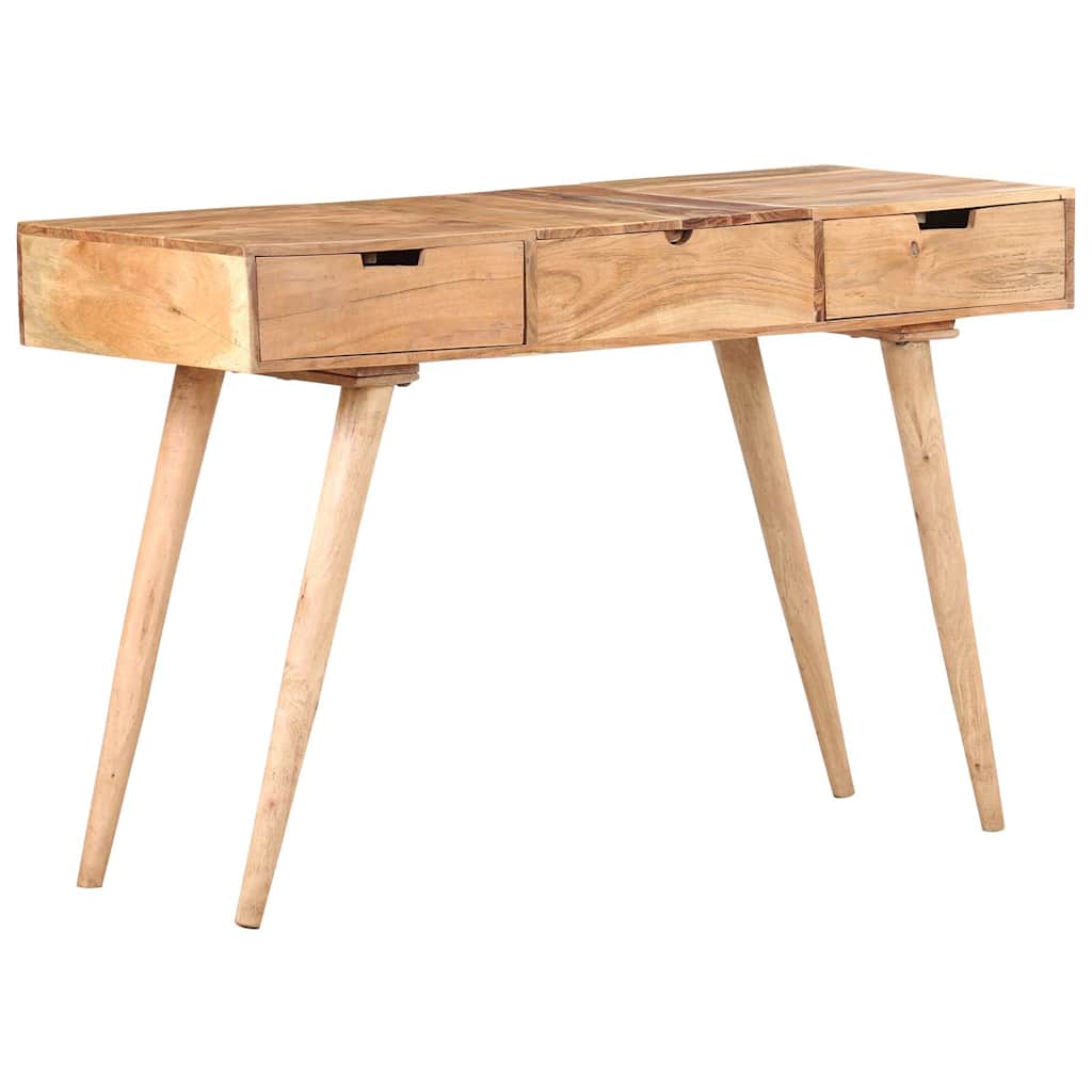 Dressing Table with Mirror 112x45x76 cm Solid acacia wood