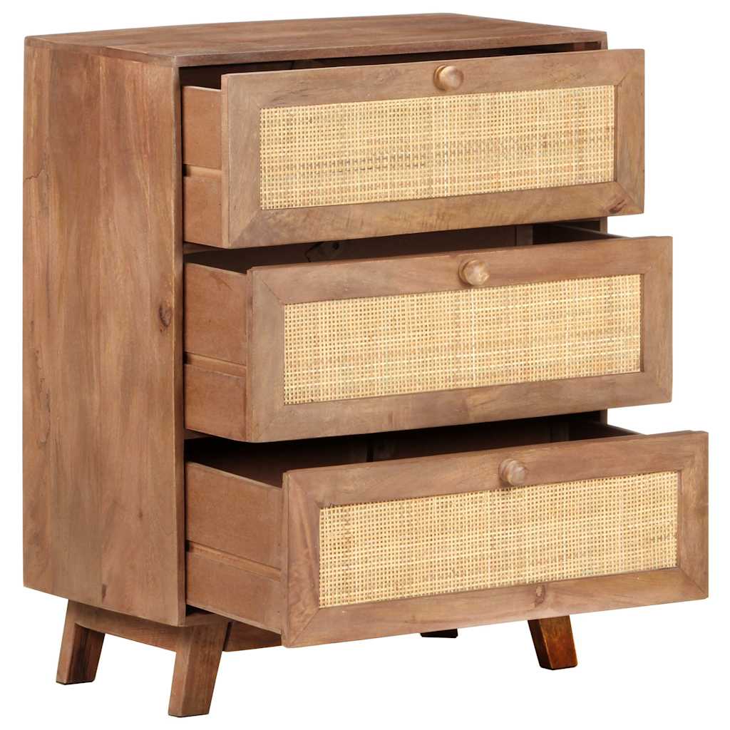 323595 vidaXL Sideboard 61x35x76 cm Solid Mango Wood 3