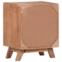 vidaXL Bedside Cabinet 40x30x50 cm Solid Mango Wood 3