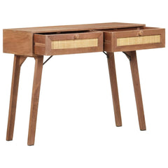 323598 vidaXL Console Table 100x35x76 cm Solid Mango Wood 3