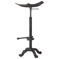 321044 vidaXL Bar Stool Black Cast Iron 3
