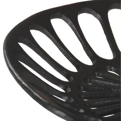 321044 vidaXL Bar Stool Black Cast Iron 4