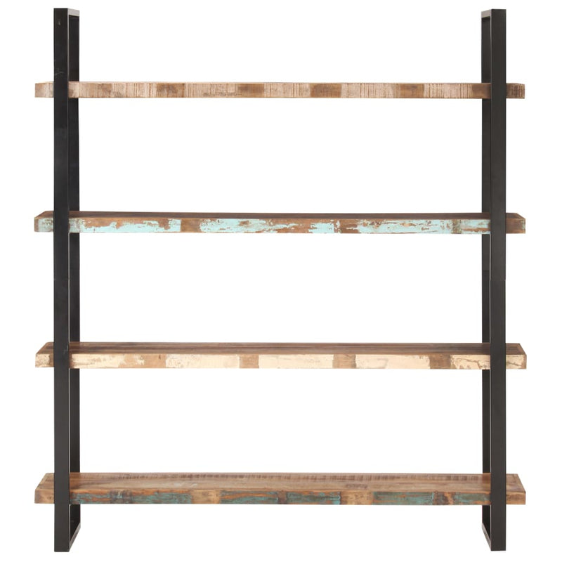 4-Tier Bookcase 160x40x180 cm Solid Reclaimed Wood