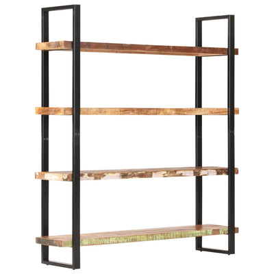 4-Tier Bookcase 160x40x180 cm Solid Reclaimed Wood