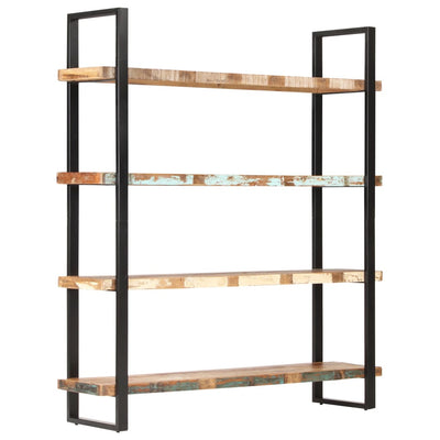 4-Tier Bookcase 160x40x180 cm Solid Reclaimed Wood