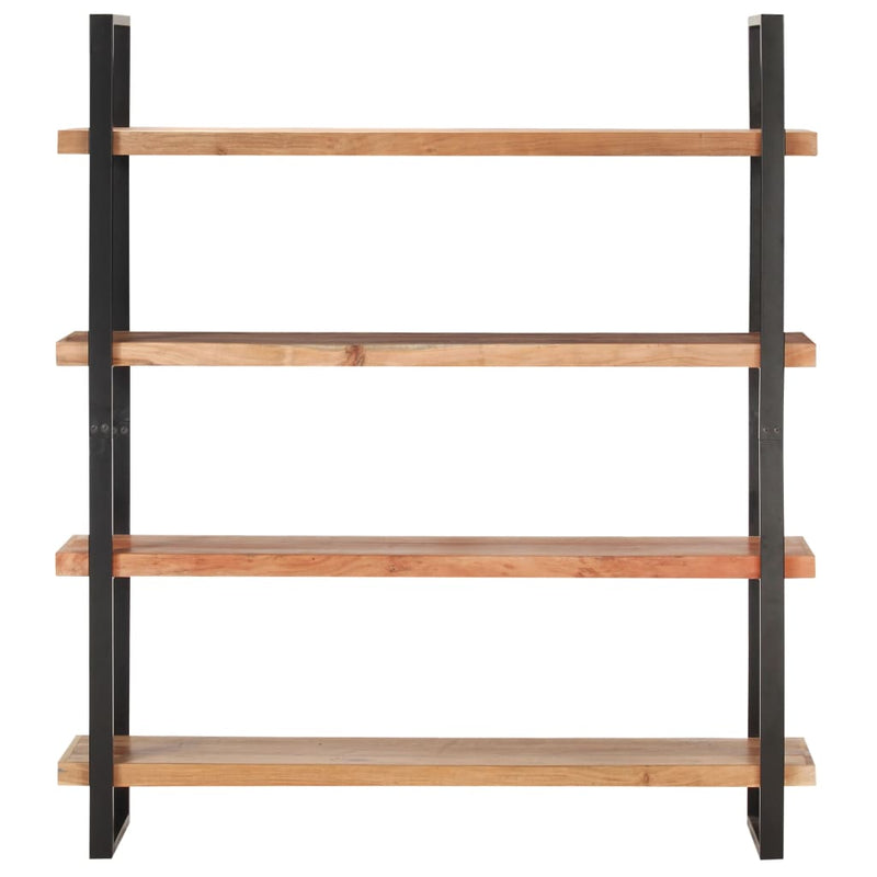 4-Tier Bookcase 160x40x180 cm Solid Acacia Wood