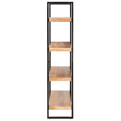 4-Tier Bookcase 160x40x180 cm Solid Acacia Wood