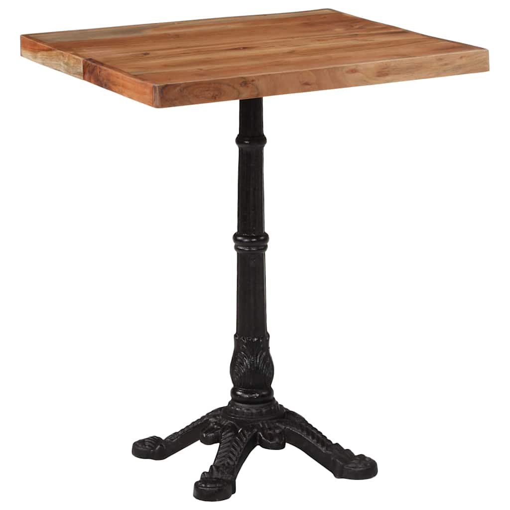 321085 vidaXL Bistro Table 60x60x76 cm Solid Acacia Wood 1