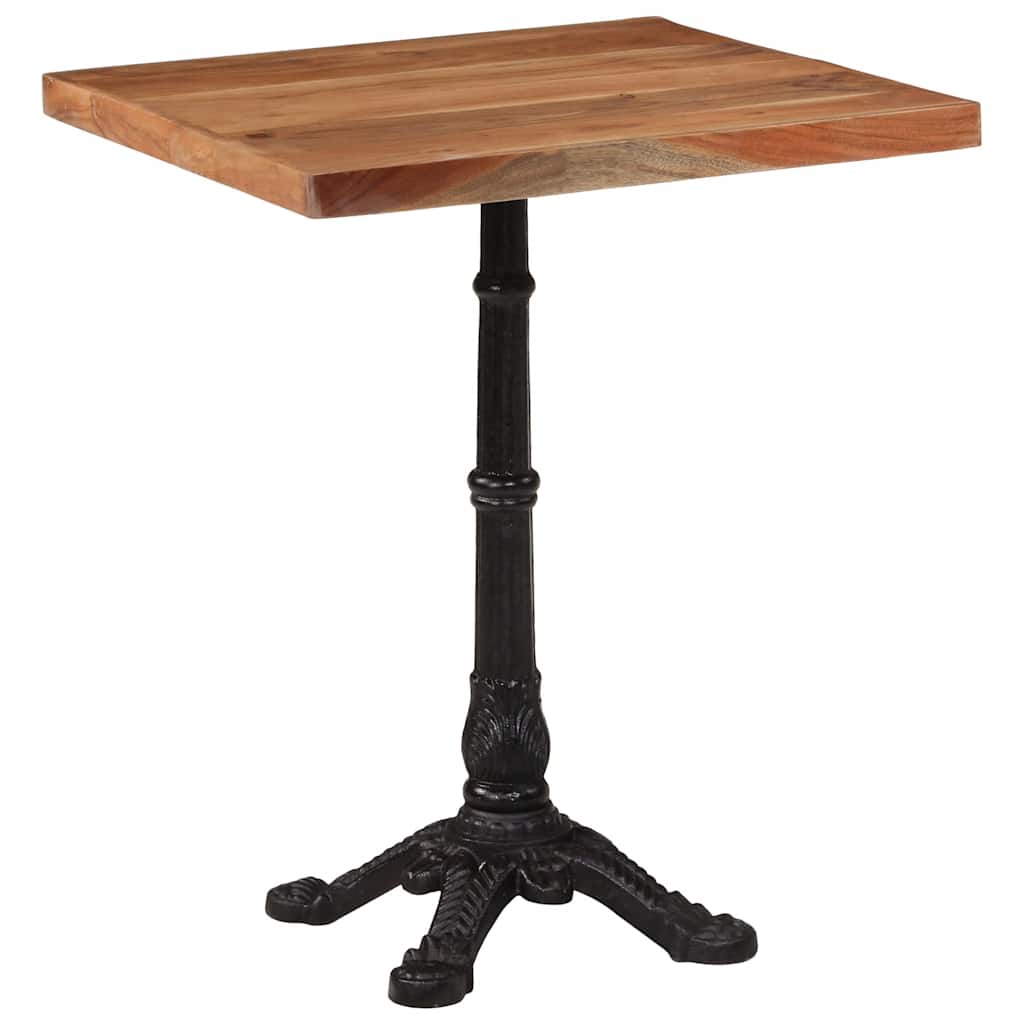 321085 vidaXL Bistro Table 60x60x76 cm Solid Acacia Wood 2
