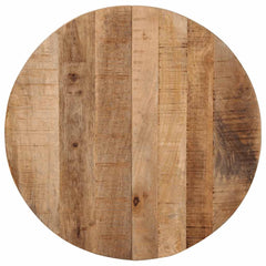 321087 vidaXL Bistro Table Ø60x76 cm Rough Mango Wood 5