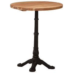 321088 vidaXL Bistro Table Ø60x76 cm Solid Acacia Wood 1
