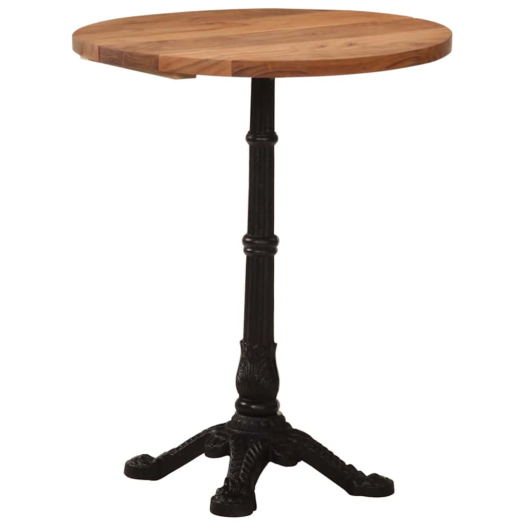 321088 vidaXL Bistro Table Ø60x76 cm Solid Acacia Wood 2