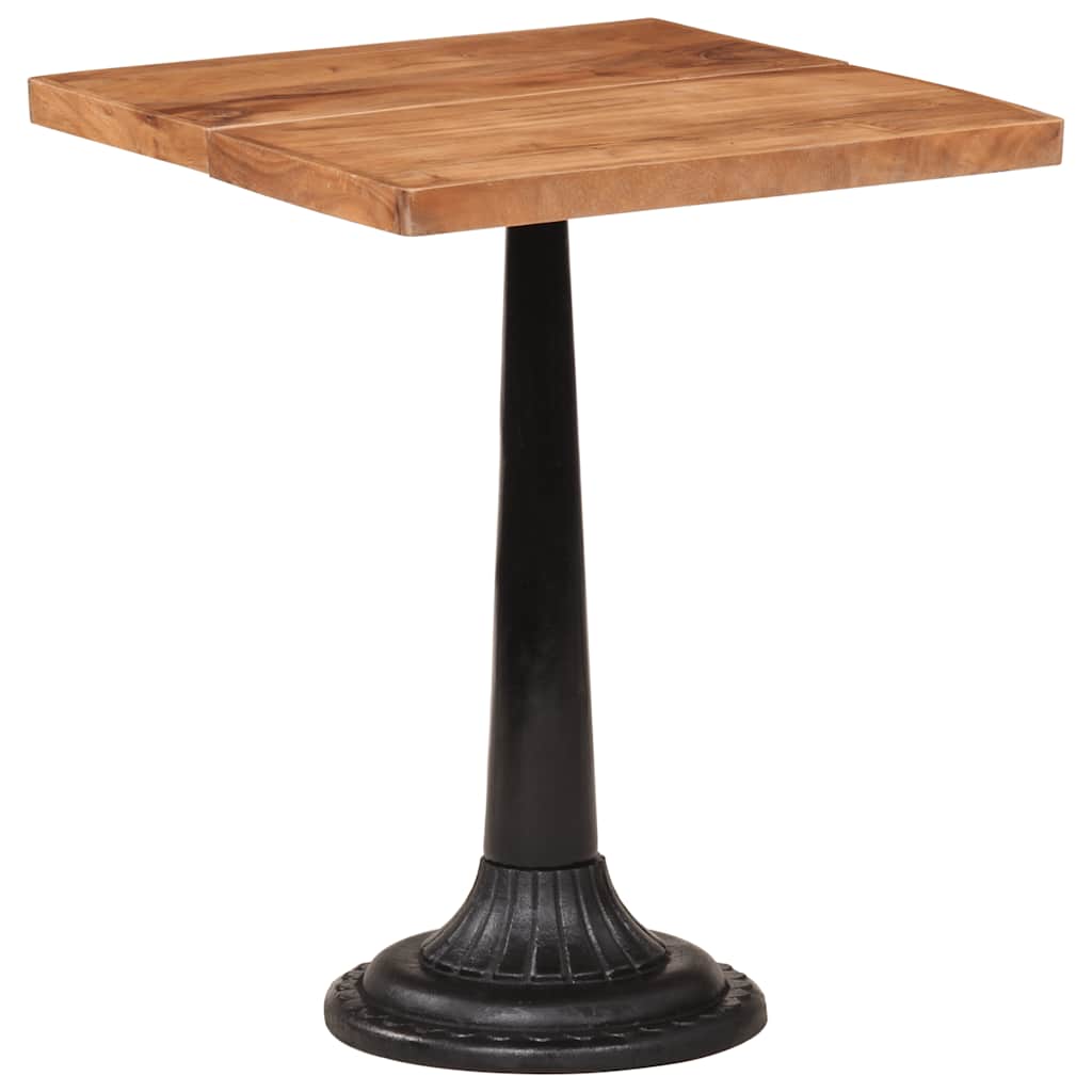 321091 vidaXL Bistro Table 60x60x76 cm Solid Acacia Wood 1
