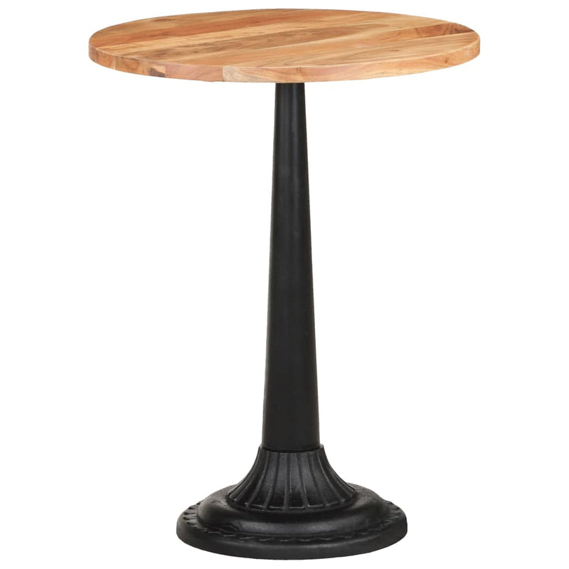 Bistro Table Ø60x76 cm Solid Acacia Wood