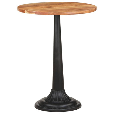 Bistro Table Ø60x76 cm Solid Acacia Wood