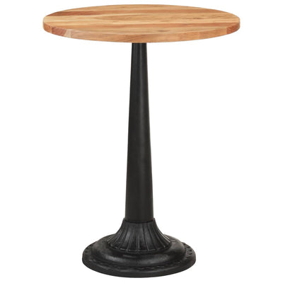 Bistro Table Ø60x76 cm Solid Acacia Wood