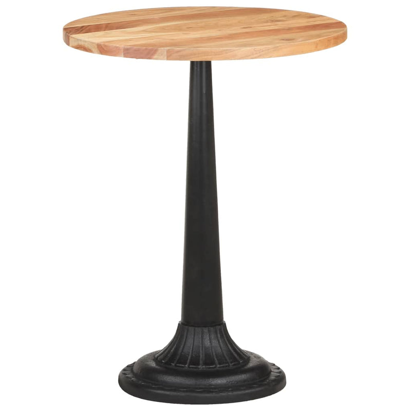 Bistro Table Ø60x76 cm Solid Acacia Wood