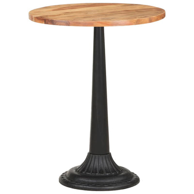 Bistro Table Ø60x76 cm Solid Acacia Wood