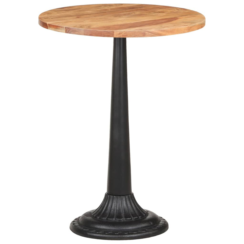 Bistro Table Ø60x76 cm Solid Acacia Wood