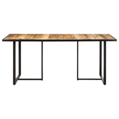 vidaXL Dining Table 180 cm Rough Mango Wood 2