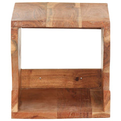 Wall Mounted Bicycle Rack 35x25x25 cm Solid acacia wood