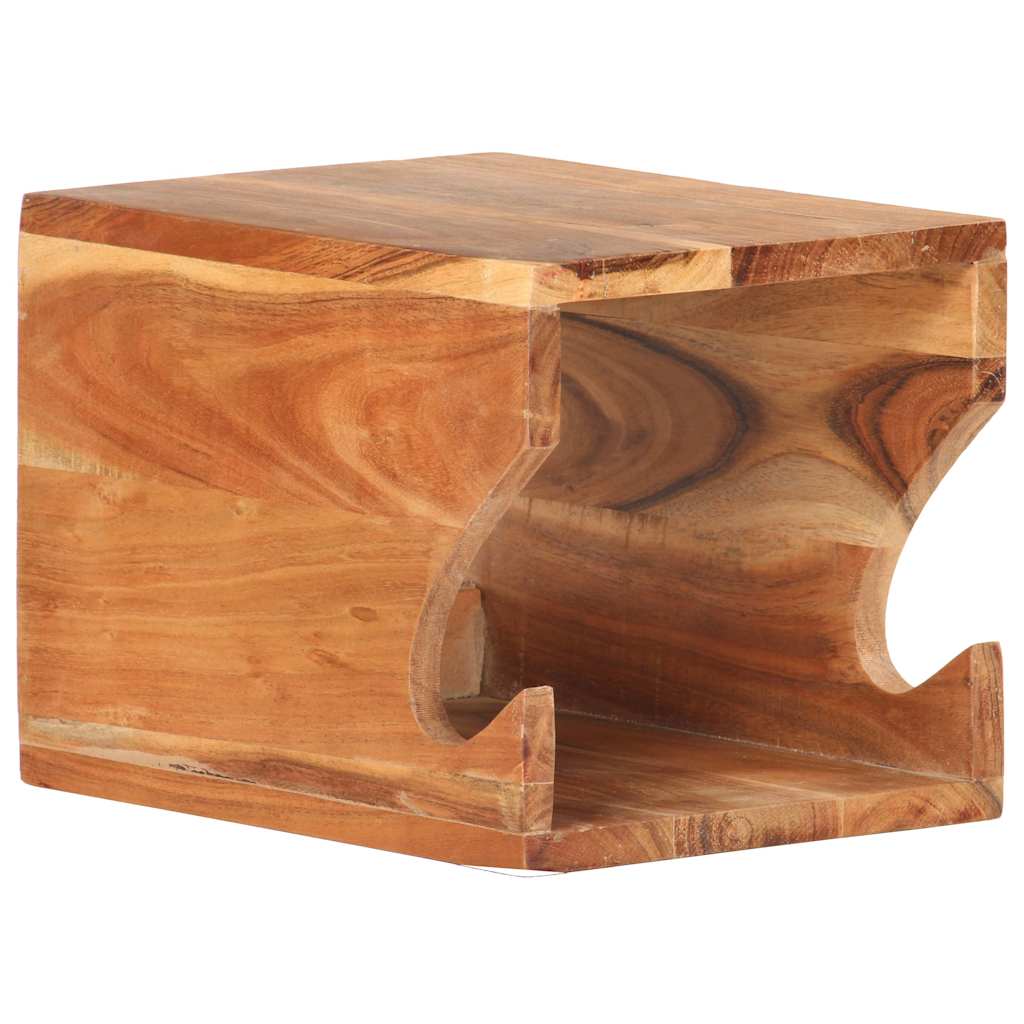 Wall Mounted Bicycle Rack 35x25x25 cm Solid acacia wood