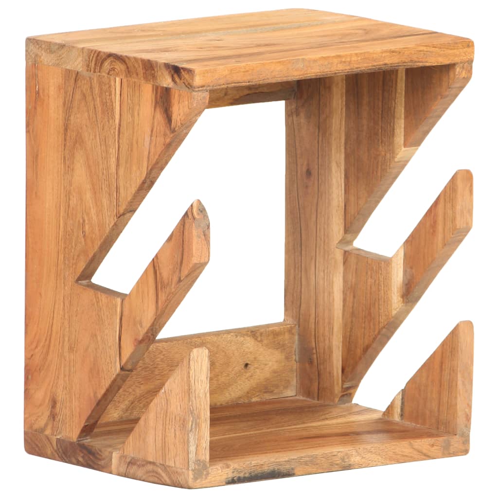 vidaXL Wall Mounted Skateboard Holder 25x20x30 cm Solid Acacia Wood 1
