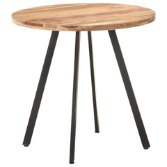 vidaXL Dining Table 80 cm Solid Acacia Wood 1