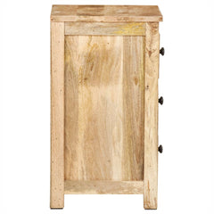 vidaXL Bedside Cabinet 45x35x60 cm Solid Mango Wood 3