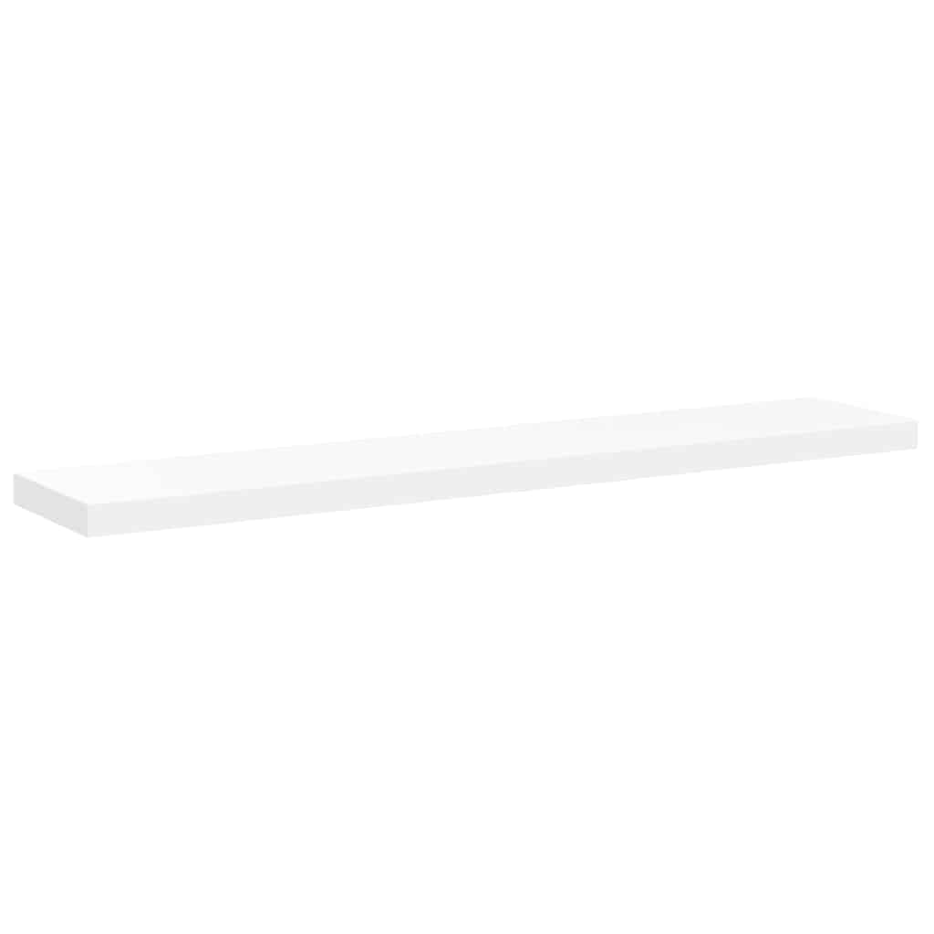 vidaXL Wall Shelf | White | Honeycomb MDF, Metal | Standard | Wall mounting 2