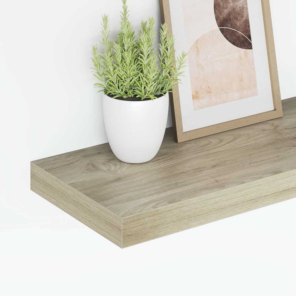 vidaXL Floating Wall Shelves 4 pcs Oak 50x23x3.8 cm MDF 4