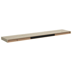 Floating Wall Shelves 120x23,5x3,8 cm MDF 2 120 x 23.5 x 3.8 cm Oak