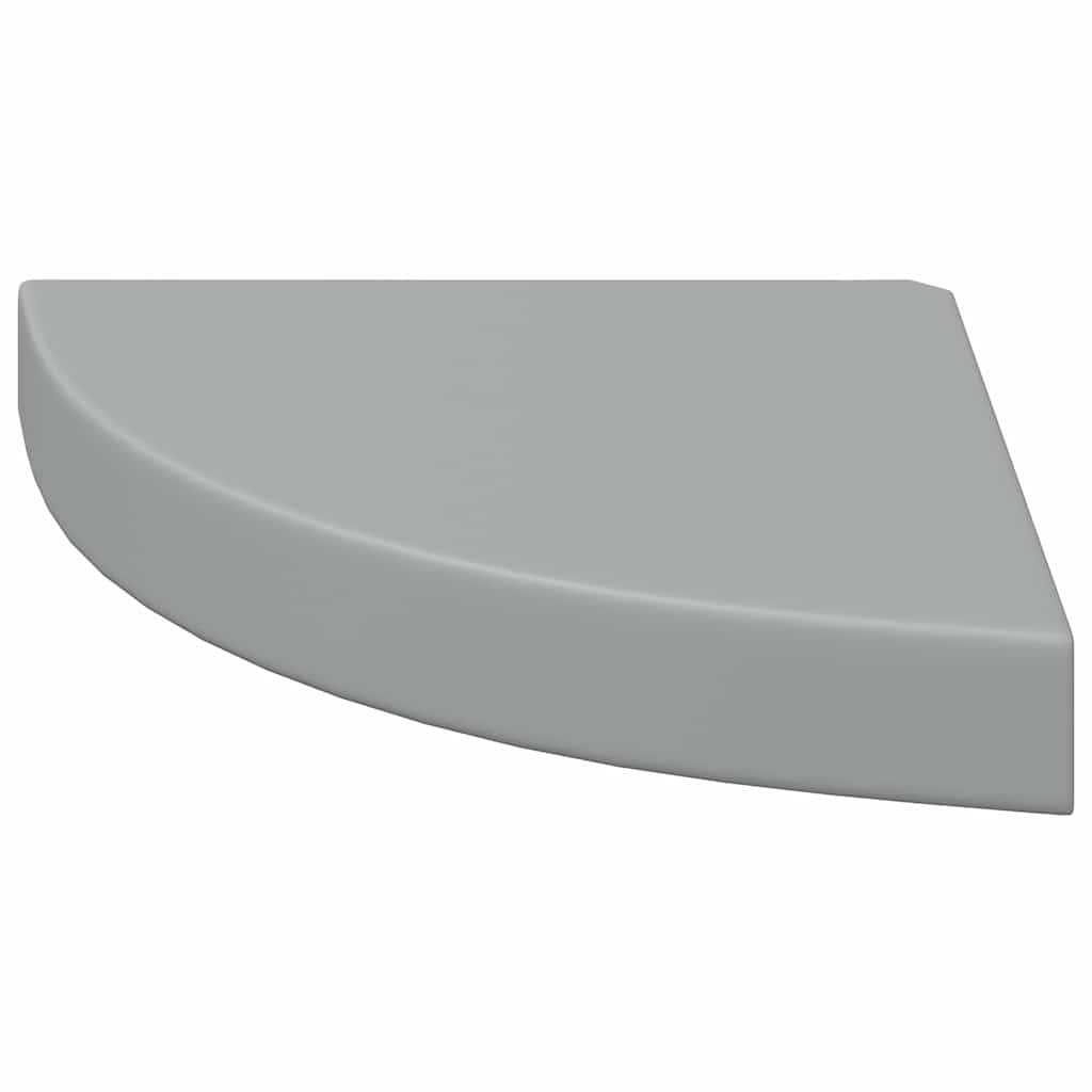 vidaXL Corner Shelf | Set of 4 | Grey | MDF, Metal | 25 cm | Corner Shelf 6