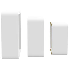 vidaXL Wall Cube Shelf | Set of 3 | White | MDF | Small, Medium, Large 6