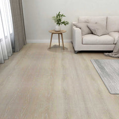 vidaXL Flooring Planks Beige 5.11 m² 55 pcs PVC 1